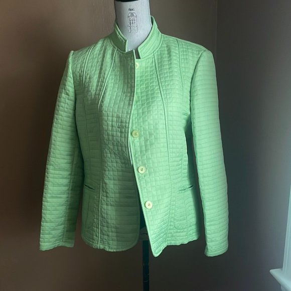 Lime Green Fun Blazer by Harve Bernard - Picture 1 of 3